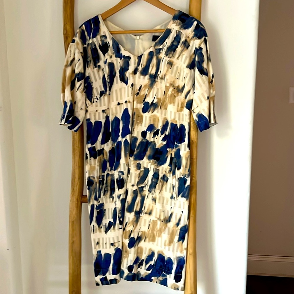 Piazza Sempione Lined Cotton Dress - NEW